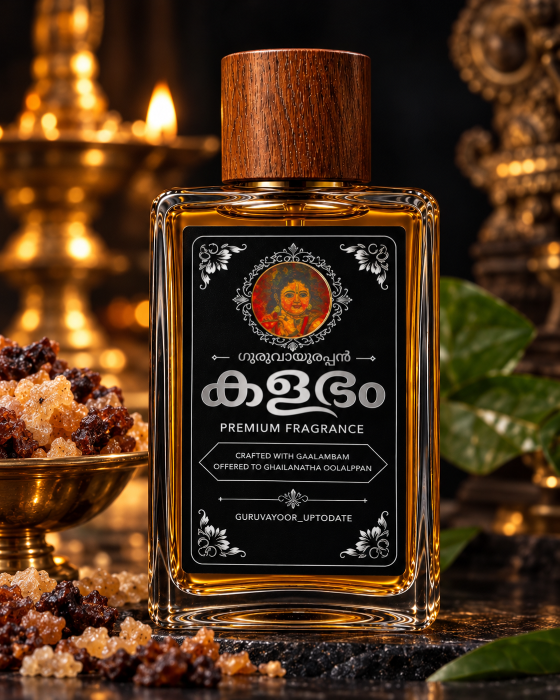 Guruvayoorappan ‘KALABHAM’ Premium Fragrance – Spray