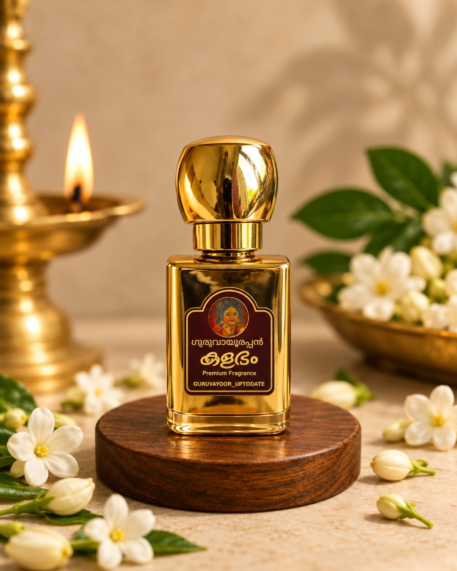 ഗുരുവായൂരപ്പൻ 'കളഭം' പ്രീമിയം ഫ്രാഗ്രൻസ് – റോൾ-ഓൺ